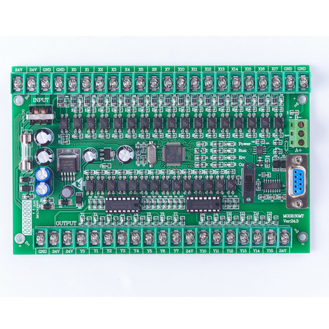 Contrôleur logique de moteur plc carte unique, Programmable FX2N 30MT ,STM32 66 points d'entrée et 14 points de sortie ► Photo 1/6