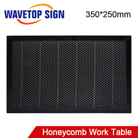 WaveTopSign Laser nid d'abeille Table de travail 350*250mm taille panneau plate-forme Laser pièces pour CO2 Laser graveur découpeuse ► Photo 1/4