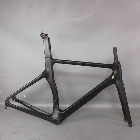 SERAPH vélo nouveau Aero design noir couleur disque carbone route vélo cadre en fibre de carbone course disque vélo cadre 700c vélo TT-X3 ► Photo 1/6