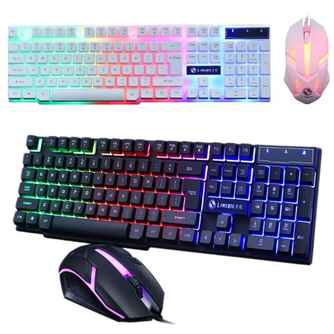 Ensemble Combo clavier de jeu et souris filaire M5TB, rétro-éclairage LED pour ordinateur PC ► Photo 1/5