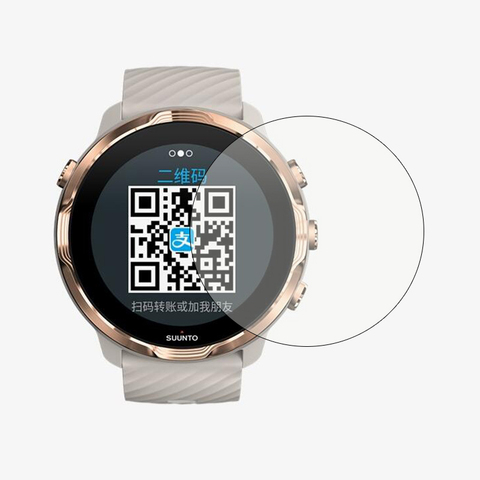 Film de Protection en verre trempé Protection de garde claire pour Suunto 7 Suunto7 montre de Sport Smartwatch affichage écran protecteur couverture ► Photo 1/2