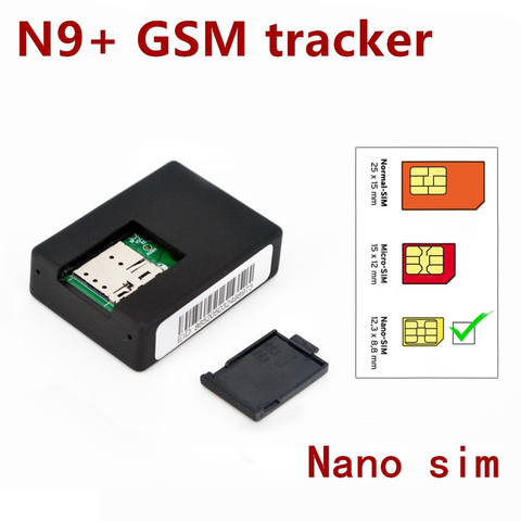 N9 + GSM Tracker dispositif d'écoute Mini moniteur espion système de Surveillance vocale 2 micro Audio moniteur vocal Surveillances ► Photo 1/6