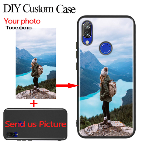 BRICOLAGE Personnalisé Silicone Housse pour Xiaomi Redmi Note 9 9S 8T 8A 8 7 6 5 4X 4 K20 7A 6A 6 S2 5A GO Pro Plus Étui pour Téléphone ► Photo 1/5