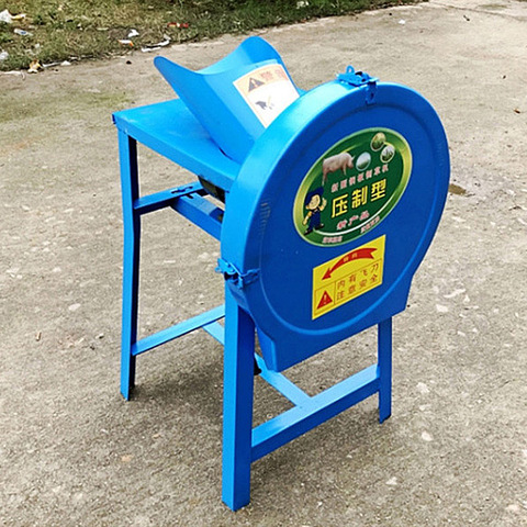 Tondeuse à gazon pour porcs, poulets et canards à deux phases, petite herbe électrique verte, Guillotine d'herbe, broyeur ► Photo 1/6