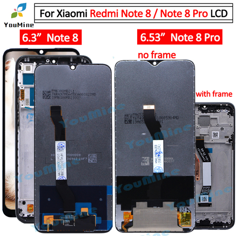 Pour Xiaomi Redmi note 8 note8 lcd écran tactile numériseur assemblée pièces de rechange pour Redmi note 8 pro lcd ► Photo 1/6