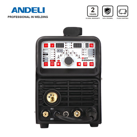 ANDELI MCT-520DPL/MCT-520DPC TIG CUT MMA soudage à froid MIG et soudage par Flux sans gaz 5 en 1multi-fonction Machine de soudage TIG ► Photo 1/6