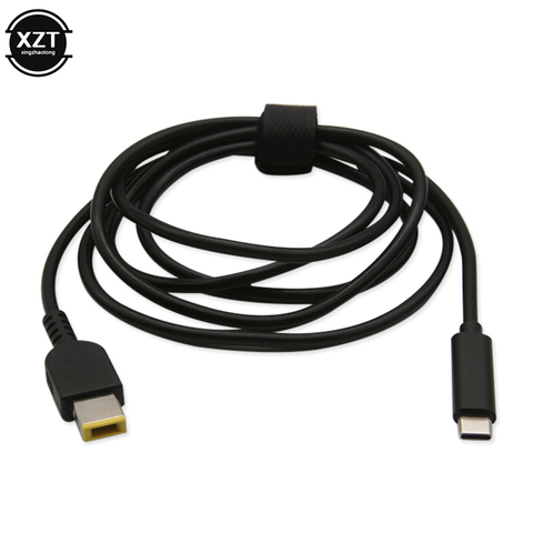 Adaptateur d'alimentation USB type-c vers prise carrée 11x4.5mm, câble de chargement cc pour Lenovo G400 G500 G505 G405 ThinkPad, ordinateur portable, Notebook ► Photo 1/6