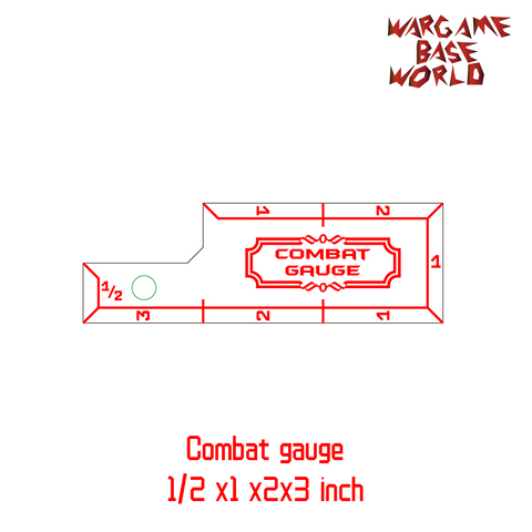 Wargame socle monde-jauge de combat-outillage de mesure-règle pour Warhammer ► Photo 1/3