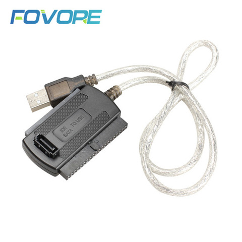 Câble adaptateur pour disque dur 3 en 1, USB 2.0 IDE SATA 5.25 s-ata 2.5, 3.5 pouces, pour ordinateur portable, convertisseur ► Photo 1/5
