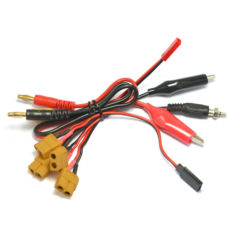 Jeu de câbles de Charge HTRC avec connecteur XT60 pour chargeur RC IMAX B6 B6AC B6 V2 B6 Mini HTRC B6V2 etc ► Photo 1/3