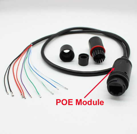 Module POE de 48V intégré câble LAN | Étanche, pour carte de caméra IP CCTV, adaptateur POE, puissance sur Lan Ethernet ► Photo 1/6