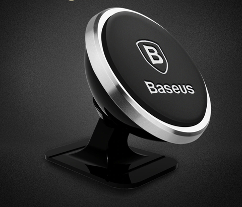 Baseus – support de téléphone portable magnétique pour voiture, support avec support pour iPhone , Samsung, 360 degrés ► Photo 1/4