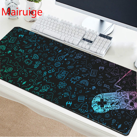 Grand tapis de souris jeu poignée motif tapis de souris XXL multi-taille en option antidérapant Type de vitesse ordinateur jeu accessoires bureau de jeu ► Photo 1/6