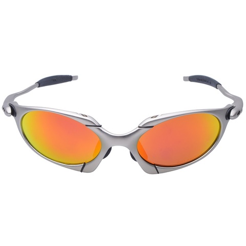 Lunettes de soleil polarisantes pour hommes, monture en alliage, UV400, cyclisme ► Photo 1/6