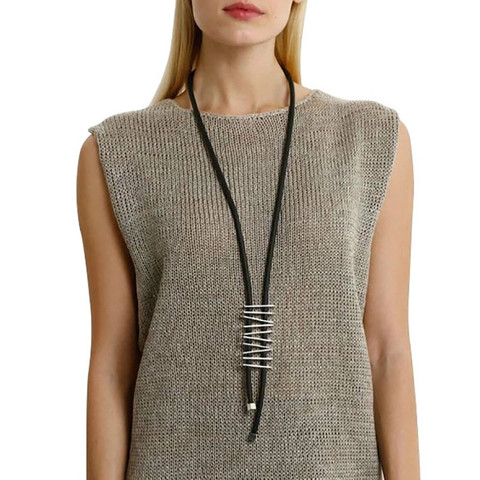 YD & YDBZ – collier métallique fait à la main pour femmes, breloques de Style Punk, pull, chaîne, pendentif, accessoire de vêtements ► Photo 1/6