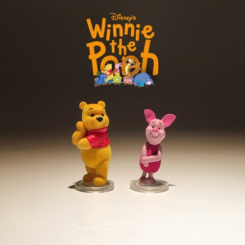 Figurine de Collection Disney Winnie l'ourson, 4.5-5cm, mini poupée, modèle de jouet, cadeau pour enfants ► Photo 1/5