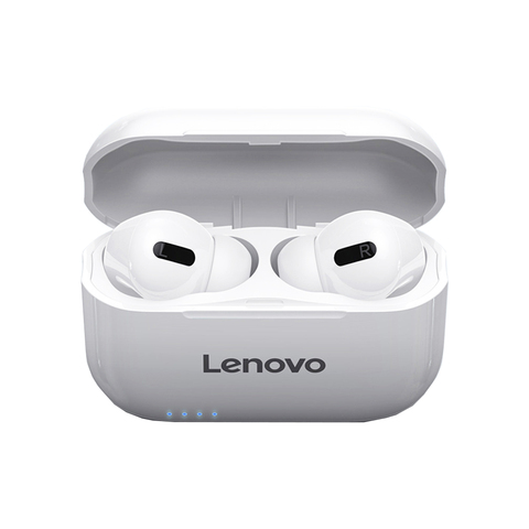 Lenovo lp1s casque sans fil bluetooth écouteurs tws HiFi musique avec micro pour Smartphone Android IOS ► Photo 1/6