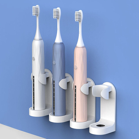 Porte-brosse à dents électrique en ABS, 1 pièce, créatif, sans trace, pour salle de bain ► Photo 1/6