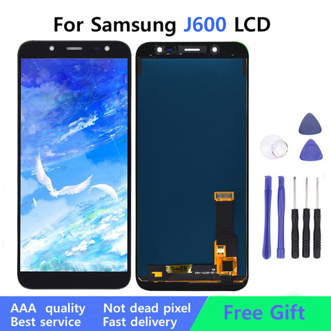 100% Original AMOLED LCD pour Samsung Galaxy J6 2022 J600F J600G LCD écran tactile assemblage pièces de rechange + outils ► Photo 1/6