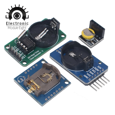 Module horloge interne de précision en temps réel 3.3V/5V pour Raspberry Pi, mini composant électronique de mémoire, accessoire de remplacement DS3231 AT24C32 IIC DS1302 DS1307, peut compter les secondes et les heures, ► Photo 1/6