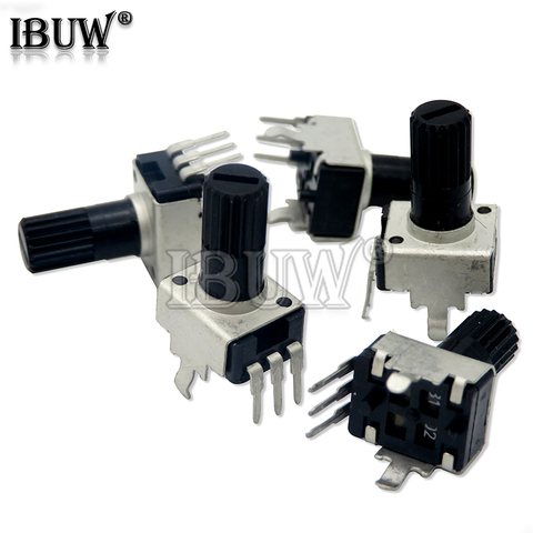 10 pièces RV09 Vertical 12.5mm arbre 1k 2k 5k 10k 20k 50k 100k 0932 résistance réglable 9 Type 3pin joint potentiomètre IBUW ► Photo 1/1