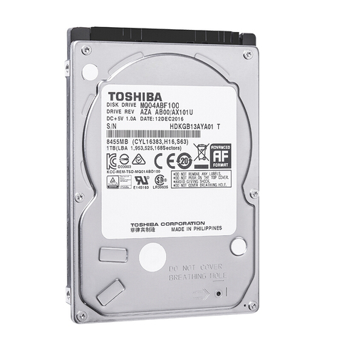 Toshiba-disque dur interne HDD, SATA, 500 go/1 to, 2.5 pouces, pour ordinateur portable, Notebook, 500 go/1 to, 5400RPM, SATA 3 ► Photo 1/6