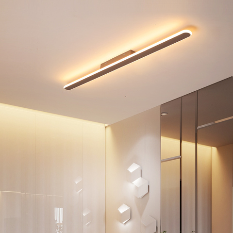 Minimalisme led lustre lumières pour chambre couloir bureau plafonnier led décoration nordique maison moderne lustre luminaires ► Photo 1/6