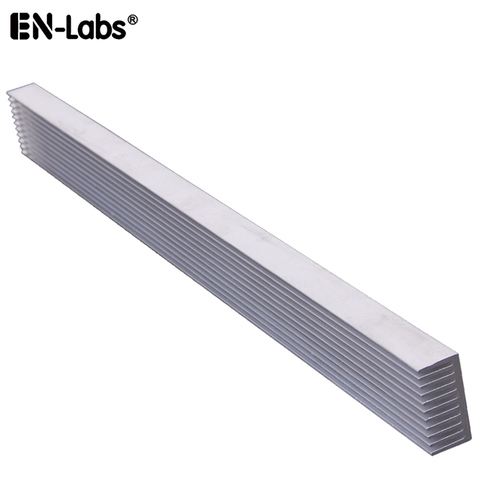 Radiateur en aluminium de radiateur de LED pour 4 pièces 3W 12 pièces 1W lumière LED, refroidisseur électronique de Dissipation thermique de puce d'ic-300x25x12mm ► Photo 1/5