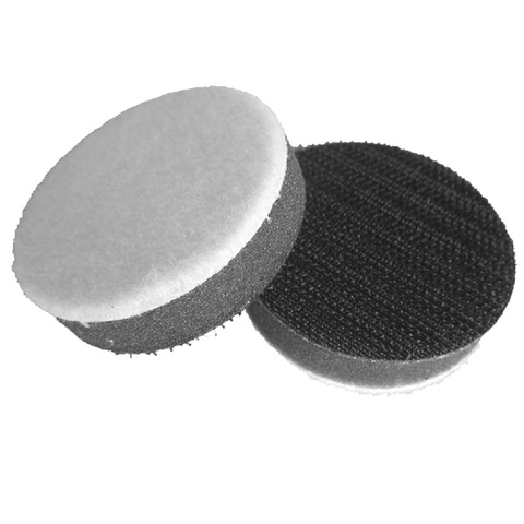2 pièces 2 pouces 50MM doux Interface tampon de Protection disque crochet et boucle pour flocage Velcro disque de ponçage support ► Photo 1/6