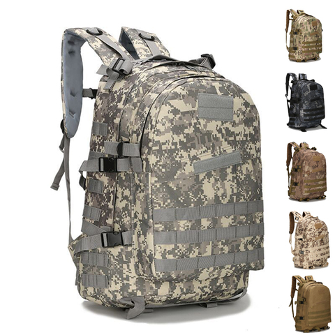 45L militaire tactique sac à dos armée Molle sacs d'assaut randonnée en plein air Trekking Camping chasse sac camouflage Mochila grande capacité ► Photo 1/6