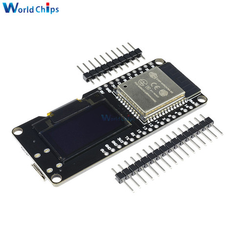 Module de carte de développement double Mode pour Arduino Wemos D1 AP STA ESP32, écran OLED de ESP-WROOM-32 pouces, 0.96 GHz, WiFi, Bluetooth, 2.4 ► Photo 1/6