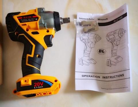 Moins cher clé dynamométrique et tournevis meuleuse d'angle 18V 20V moteur brushless sans fil perceuse à percussion sans brosse pour Dewalt ► Photo 1/6