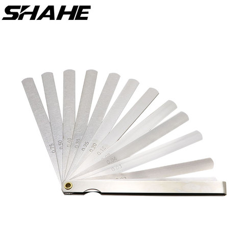 Shahe – jauge d'épaisseur métrique, longueur 150mm, 0.02-1.00mm, 17 lames, outils de mesure ► Photo 1/6