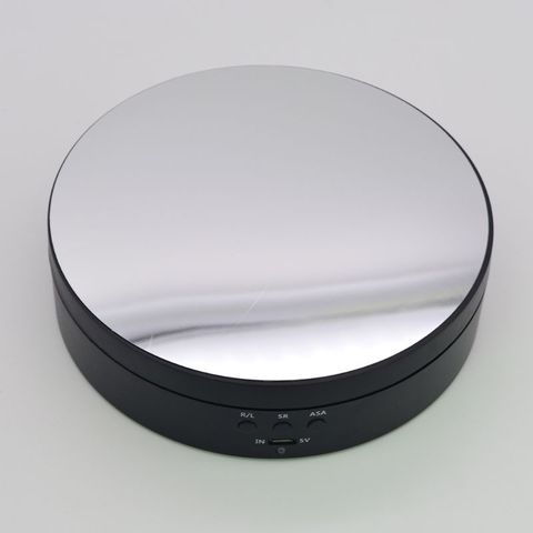 3 vitesses électrique rotatif présentoir miroir platine porte-bijoux batterie/USB Power ► Photo 1/5