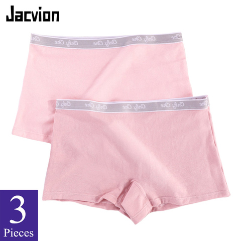 Boxer en coton pour femmes, sous-vêtement de grande taille, culotte courte de sécurité pour dames, 3 pièces/pack ► Photo 1/6