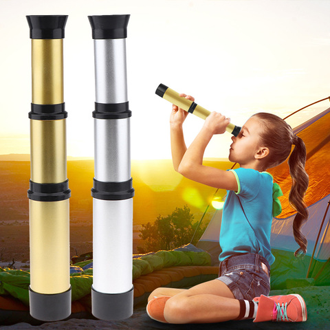 35mm Vintage poche Zoomable monoculaire télescope léger Pirate Spyglass cadeaux pour enfants enfants en plein air Camping Advanture ► Photo 1/6