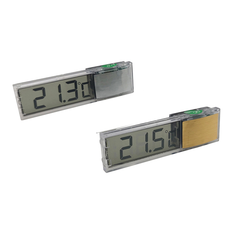 Thermomètre numérique LCD électronique pour Aquarium, 1 pièce, jauge de température numérique 3D, autocollant, crevettes, poisson, tortue ► Photo 1/6