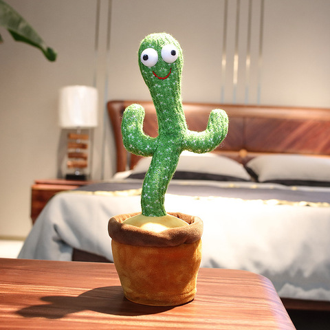 Cactus dansant vibrato de dancingcactus cactus enchanteur transfrontalier tordant des chansons de musique jouets ► Photo 1/1