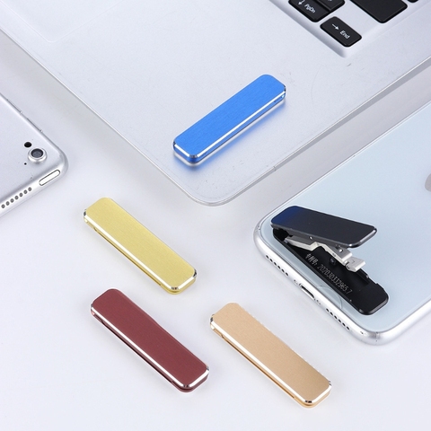 Support universel pliable pour téléphone Portable, support de bureau en aluminium de taille Mini ► Photo 1/6