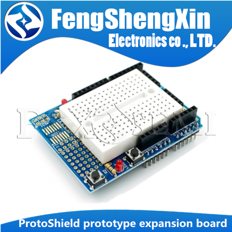 Carte d'extension de prototype de bouclier UNO Proto, 328P, avec mini planche à pain SYB-170 basée sur ARDUINO, 1 pièce ► Photo 1/4