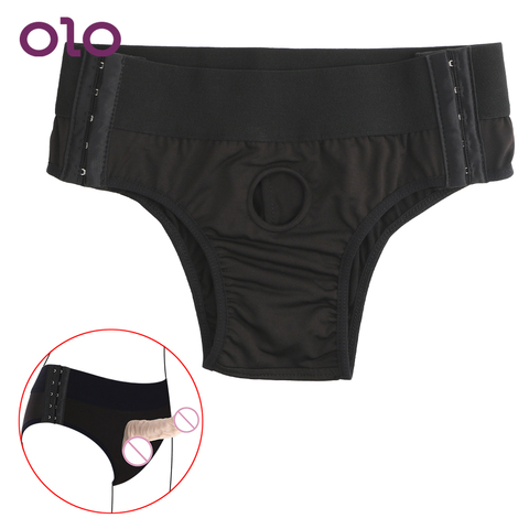 OLO – culotte à bretelles avec anneaux toriques réglables, jouets sexuels Ultra élastiques à porter, produits sexuels pour lesbiennes, godemichet à enfiler ► Photo 1/6