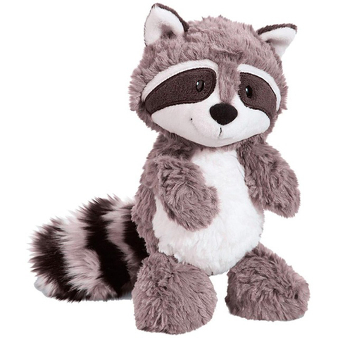 Jouet en peluche raton laveur gris, joli animal en peluche doux, oreiller poupée pour filles, enfants, cadeau d'anniversaire pour bébé ► Photo 1/5