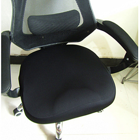 Housse de protection pour chaise d'ordinateur, couleur unie, élastique, en Spandex, pour le bureau ► Photo 1/6