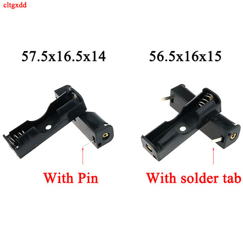 Support de piles AA à fente unique, 1 pièce, boîtier à ressort avec broche, connexion à souder pour piles AA 1.5V, goutte d'alimentation ► Photo 1/6