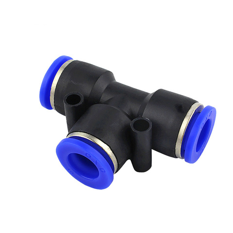 Réducteur isométrique pour tuyau de 4mm 6mm 8mm 10mm 12mm de diamètre extérieur, Tube pneumatique en T PE/PEG, adaptateur à raccord rapide ► Photo 1/6