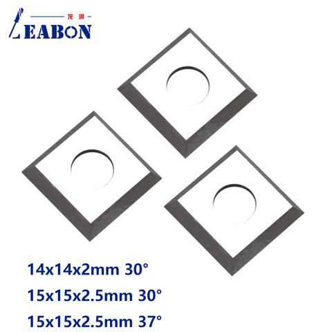 Couteau à lame remplaçable en carbure de haute qualité, pour le travail du bois, Machine à raboter avec tête de coupe à broche spirale 14mm 15mm ► Photo 1/1