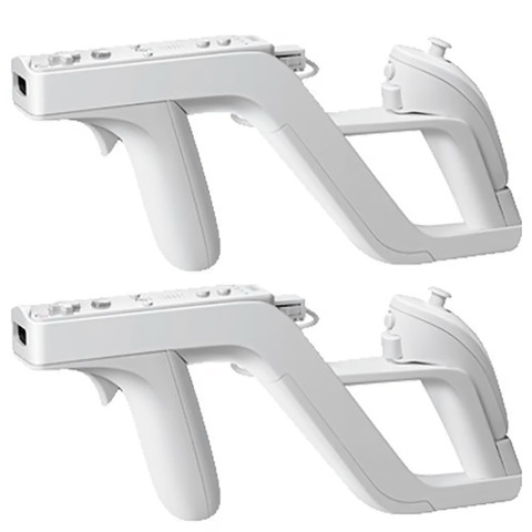 Pour Wii pistolet contrôleur jeux de tir Zapper jouet pistolet de tir pour Nintendo Wii Motion Plus télécommande jeu Jan3 ► Photo 1/3