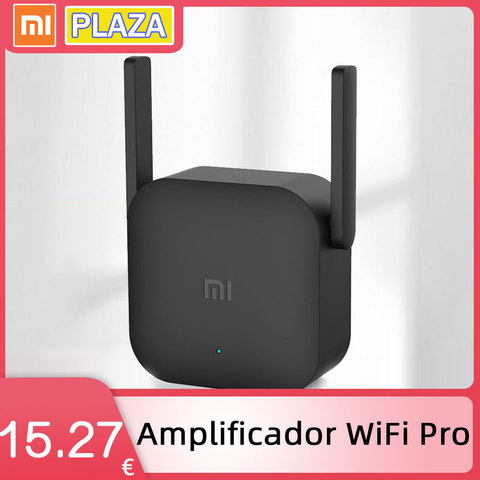 Amplificateur WiFi d'origine Xiaomi Pro 300Mbps WiFi répéteur Mijia Wifi Signal 2.4G Extender Roteador 2 Mi routeur sans fil mi routeur ► Photo 1/6