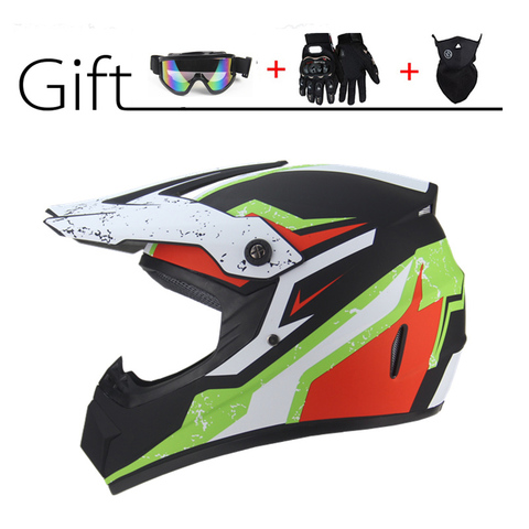 2022 nouveau tout-terrain Moto rcycle casque Casco Moto visage complet Moto cross DOT Helm professionnel moto rbike ATV descente course saleté vélo ► Photo 1/6