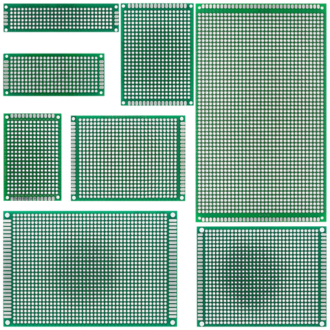 7x9 6x8 5x7 4x6 3x7 2x8cm Double Face Prototype Bricolage Universel de Circuit Imprimé de CARTE PCB Protoboard 4*6 6*8 5*7 3*7 ► Photo 1/6